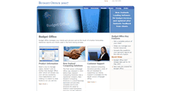 Desktop Screenshot of budgetoffice.nzcs.co.nz